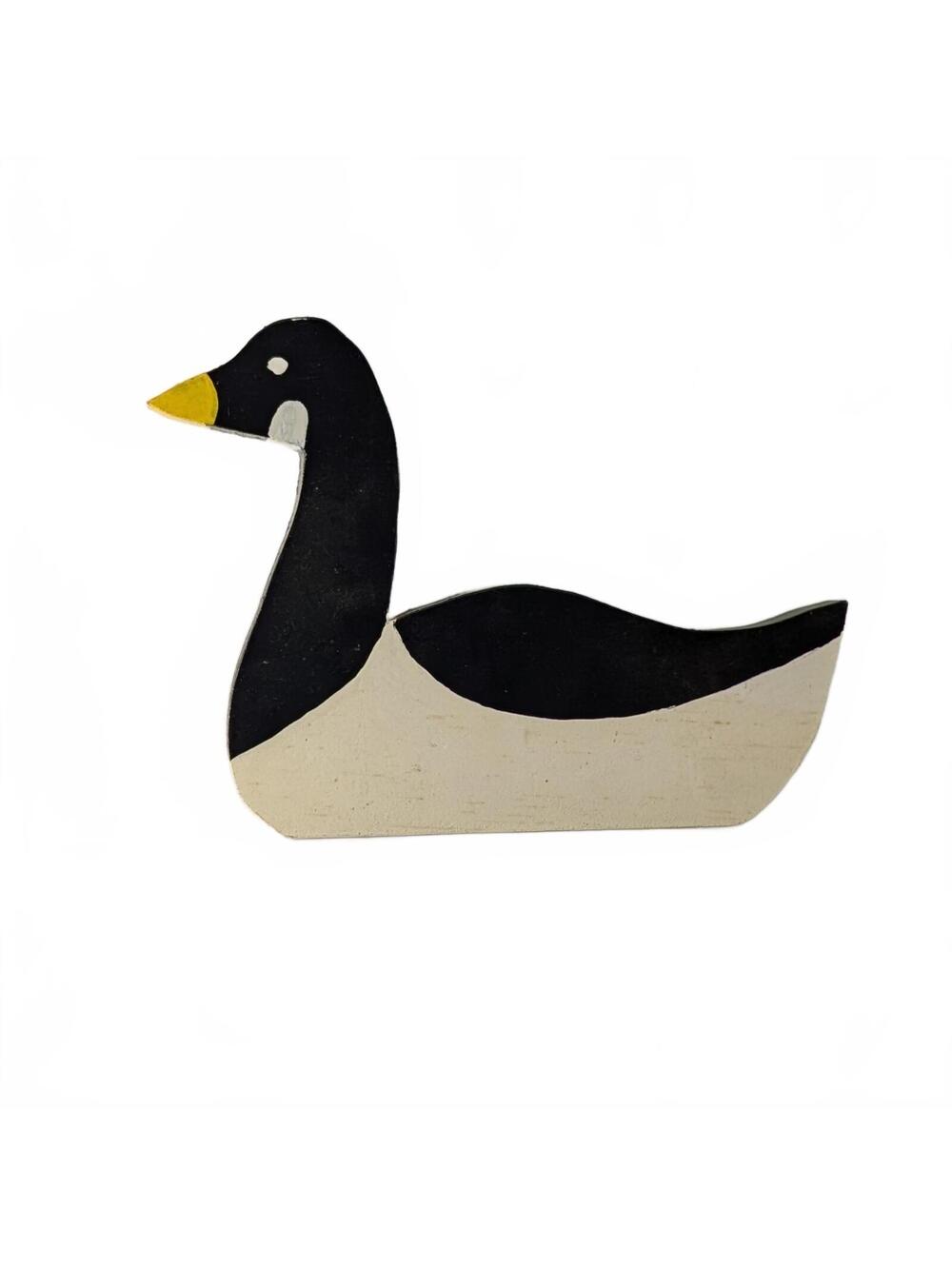 Wooden Goose Shelf Sitter, 6.5"